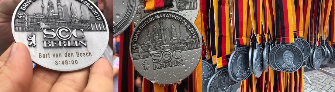 Medailles Berlijn Marathon