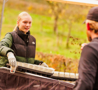 Wegwerpbeker met recycling programma