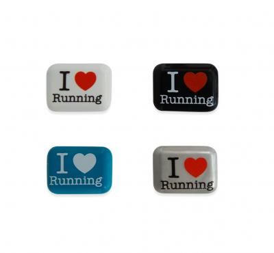 BibBits: Aufdruck 'I love running'