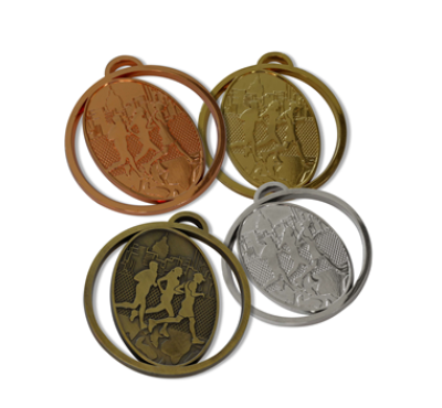 Voorraad hardloop medaille P403/P404/P405/P406