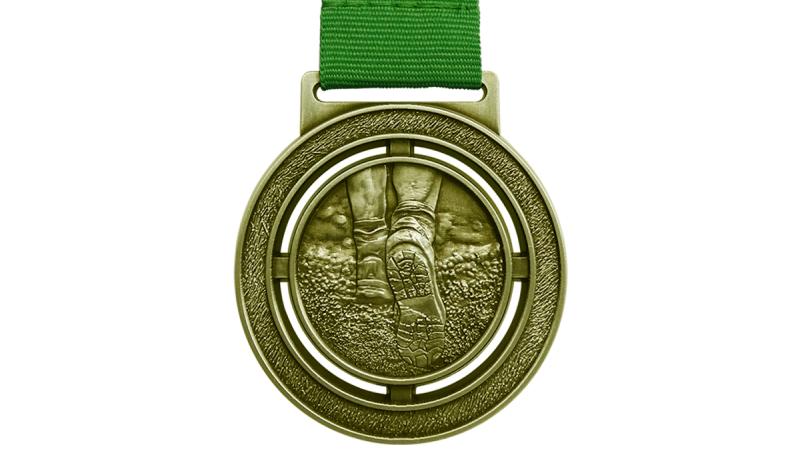 Voorraad wandel medaille S313