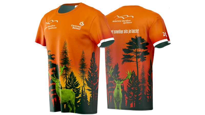 Hardloopshirts: volledig eigen ontwerp