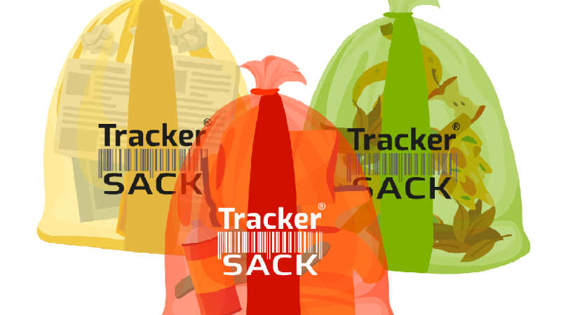 TrackerSack-afvalzakken voor wegwerpbekers