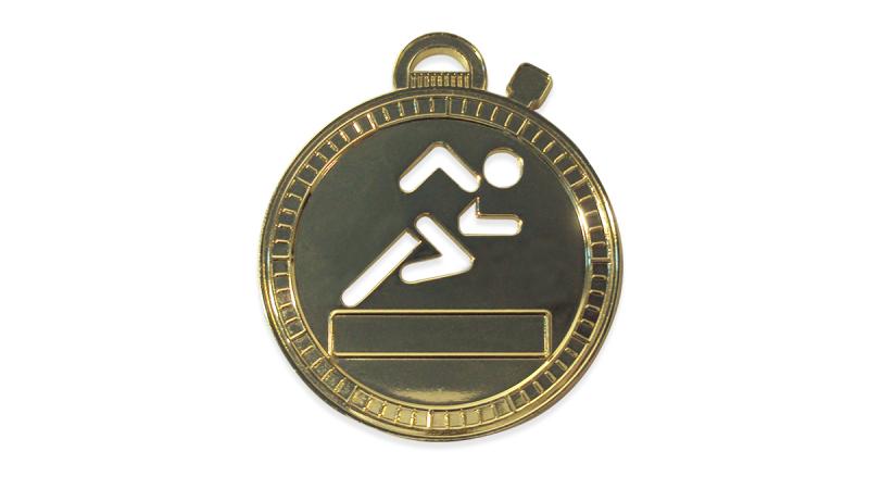 Standard running medal B107